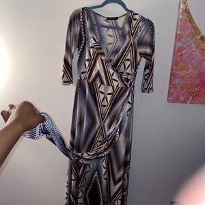 Long silk dress